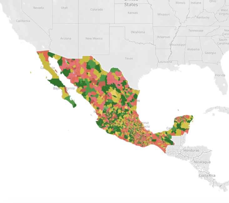 Mapa centro américa