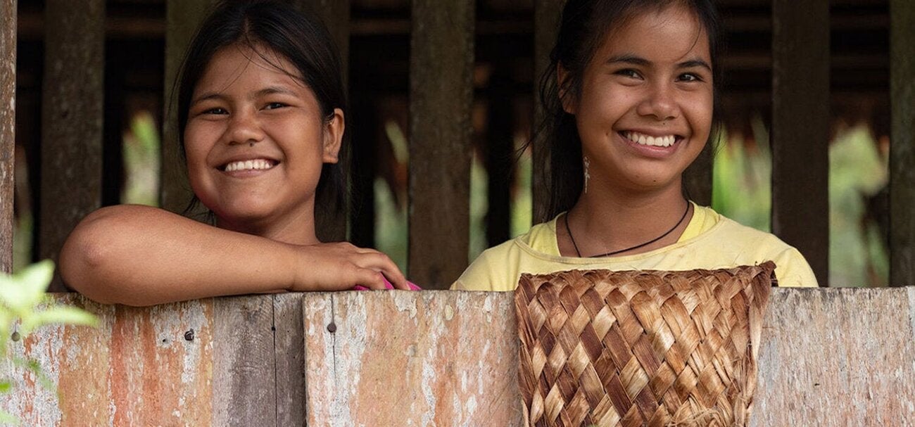 Niñas adolescentes de Ecuador