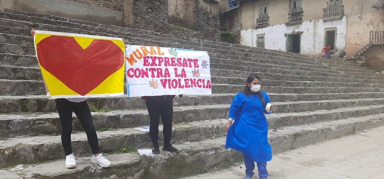 Mural expresate contra la violencia