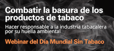 web banner with text and black background with smoke in the forefront over text