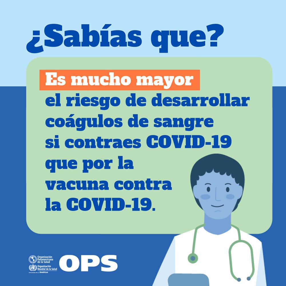 Coágulos de sangre y vacunas contra la COVID-19: Materiales