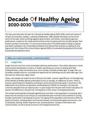 The final proposal decade