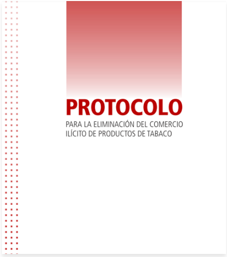 cover del protocolo para la eliminación del comercio ilícito de productos de tabaco
