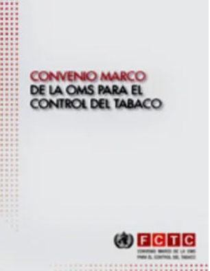 cover del Convenio Marco de la OMS para el Control del Tabaco (CMCT OMS)