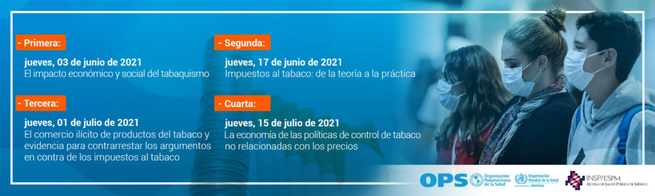 Banner BLOQUE 1: Acelerando la implementación del paquete MPOWER durante COVID-19 en las Américas