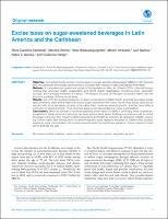 Paper: Excise taxes on sugar-sweetened beverages in Latin America and the Caribbean