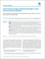 Paper: Excise taxes on sugar-sweetened beverages in Latin America and the Caribbean