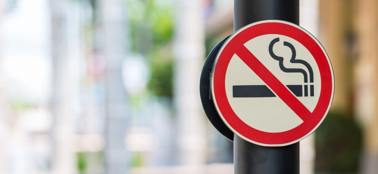 No smoking sign