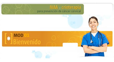 IVAA y Crioterapia para prevención de cáncer cervical