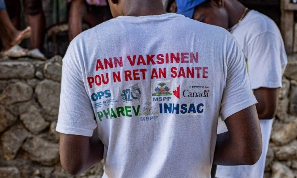 t-shirt haiti vaccination