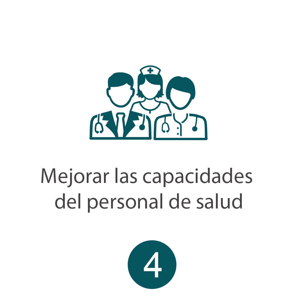 Fortalecer las capacidades del personal de salud