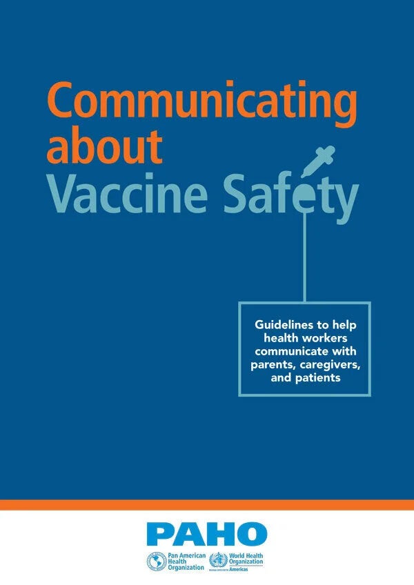 Communicating about vaccine safety
