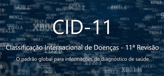 Cover CID-11: Revisão da Classificação Internacional de Doenças 