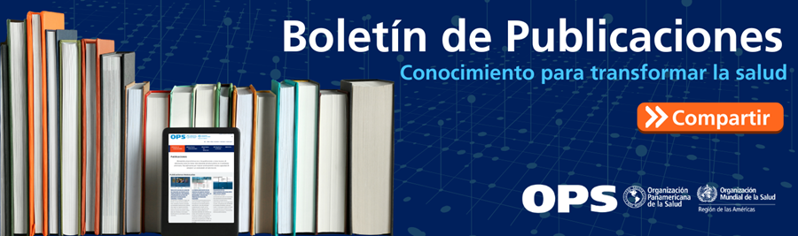 Boletín de publicaciones OPS banner