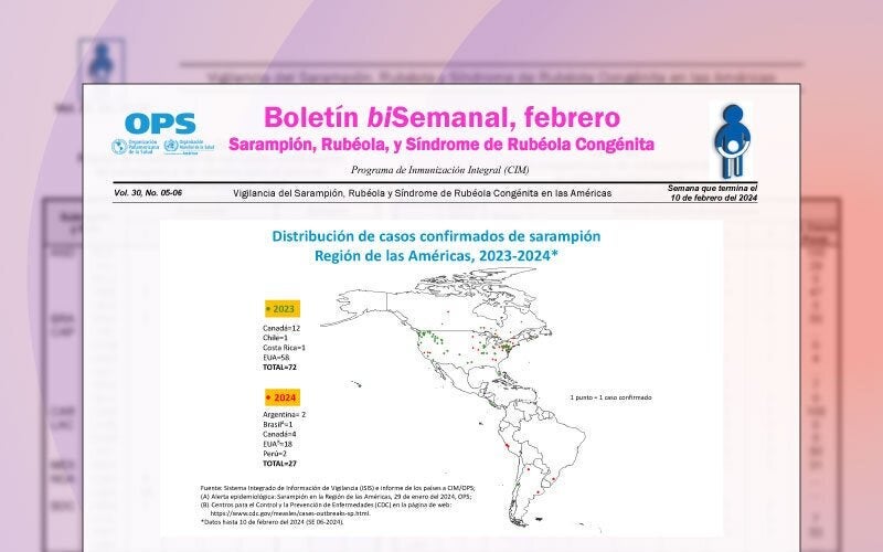 Boletín de Sarampión/Rubéola OPS