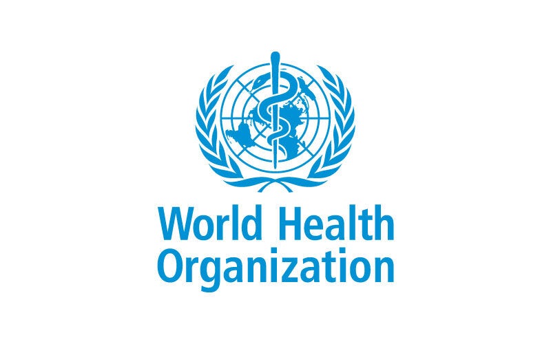 WHO logo in english