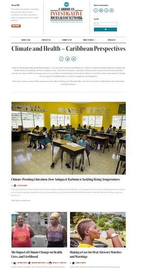 Stories published at https://www.cijn.org/series/climate-and-health-caribbean-perspectives/