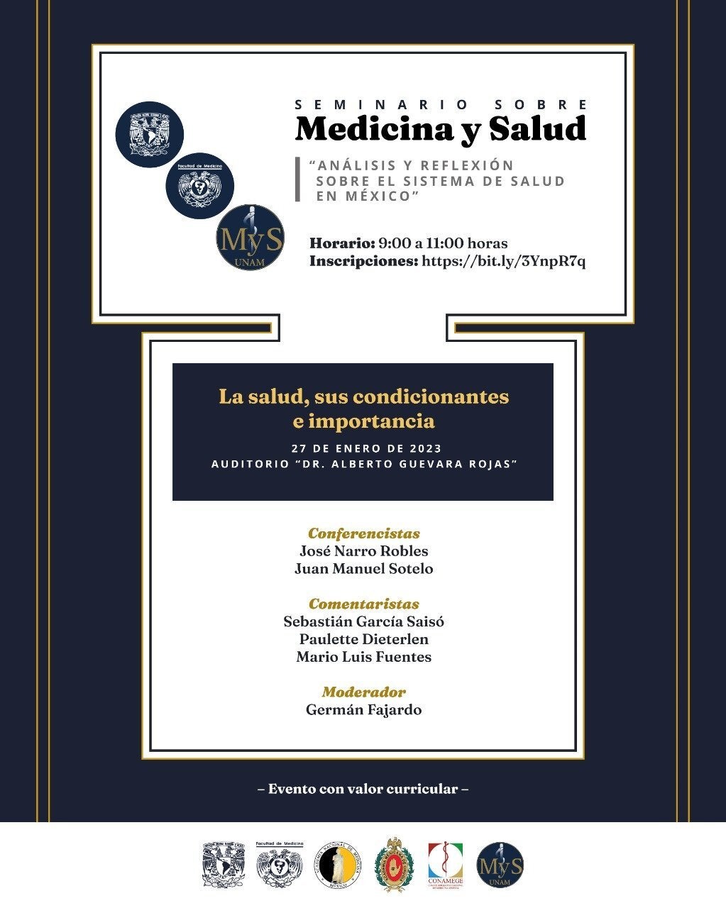 Conferencia: La Salud, sus condicionantes e importancia