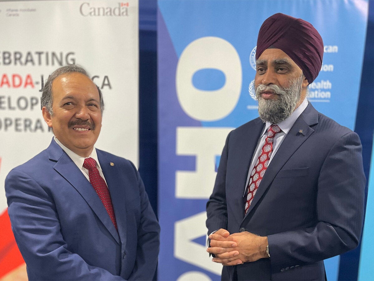 launch of Canada's Global Initiative for Vaccine Equity (CanGIVE) in Kingston, Jamaica, in January 2023
