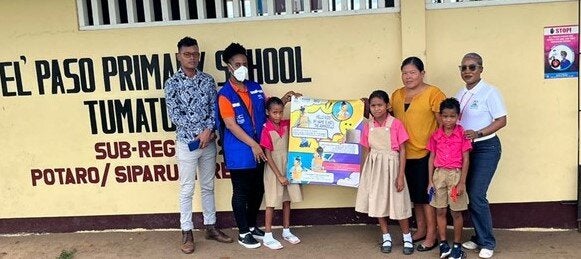 Leprosy sensitization at school