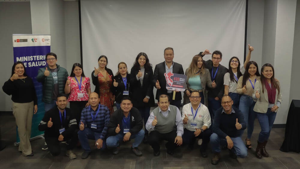 Participantes del taller de comunicación de riesgo ante fenómeno El NIño