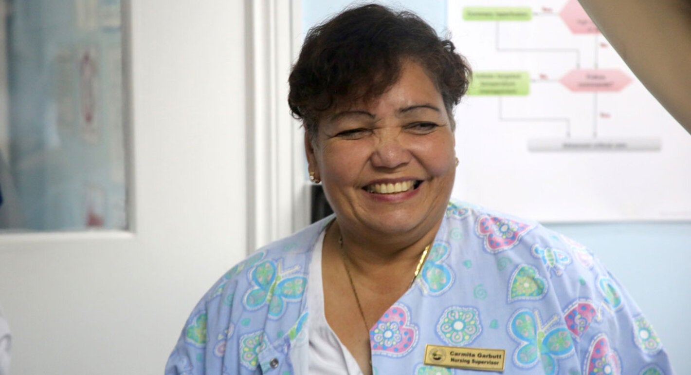 Health worker in Belize