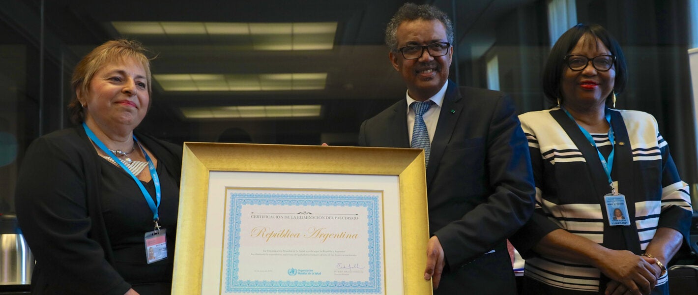 Argentina received award