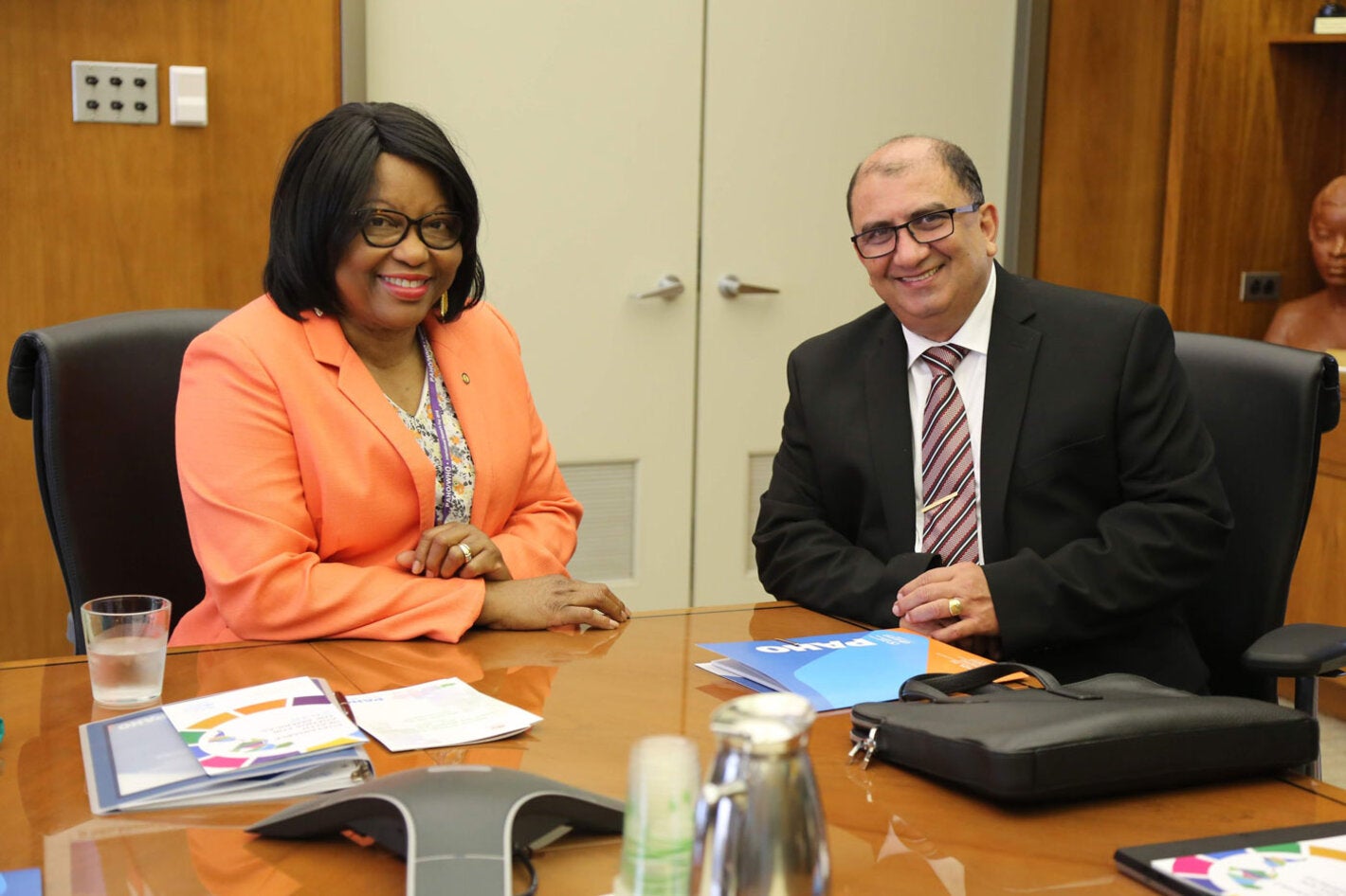 MOH Suriname with Dr. Carissa F. Etienne