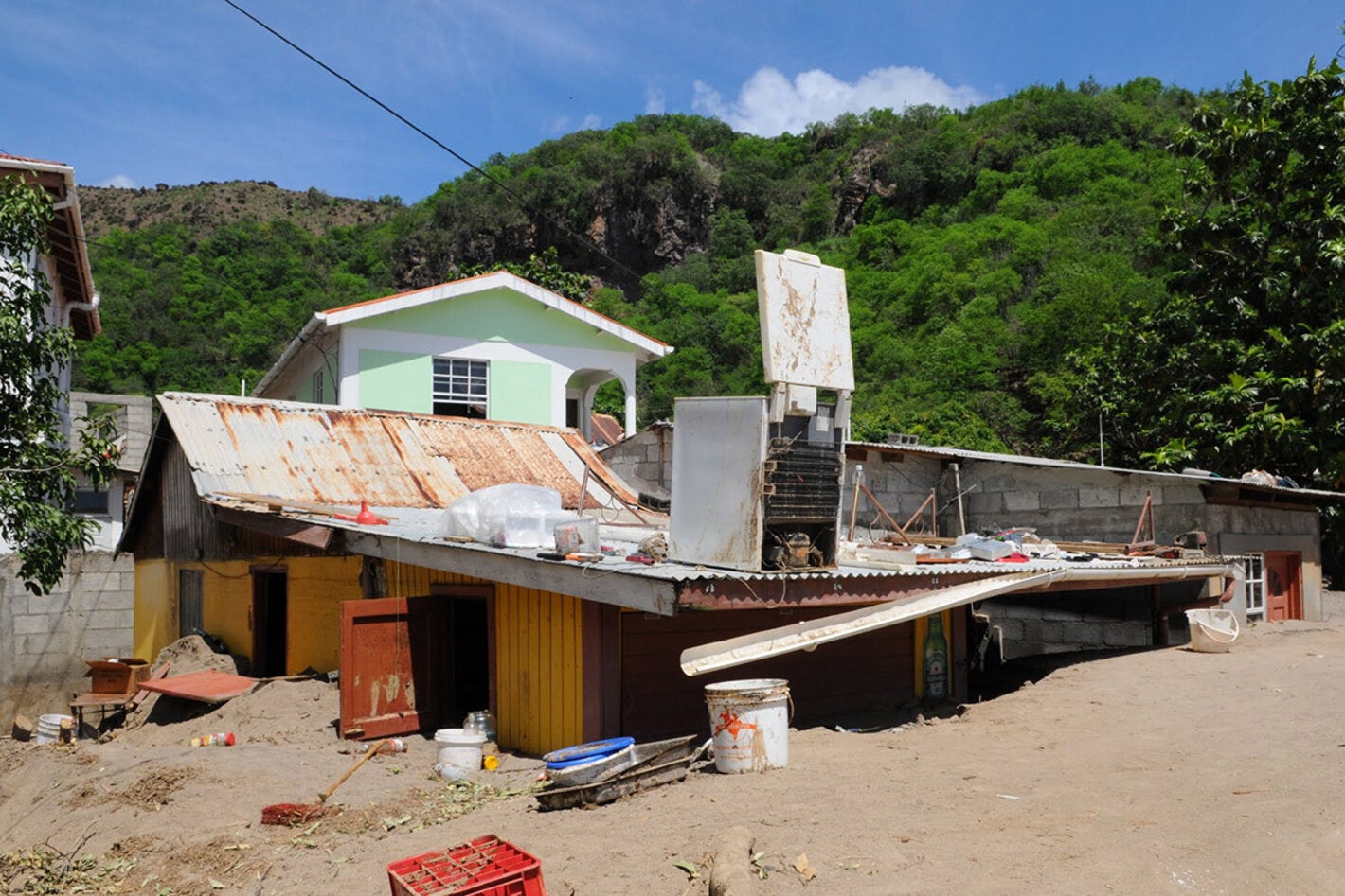 house destroyed by hurricane