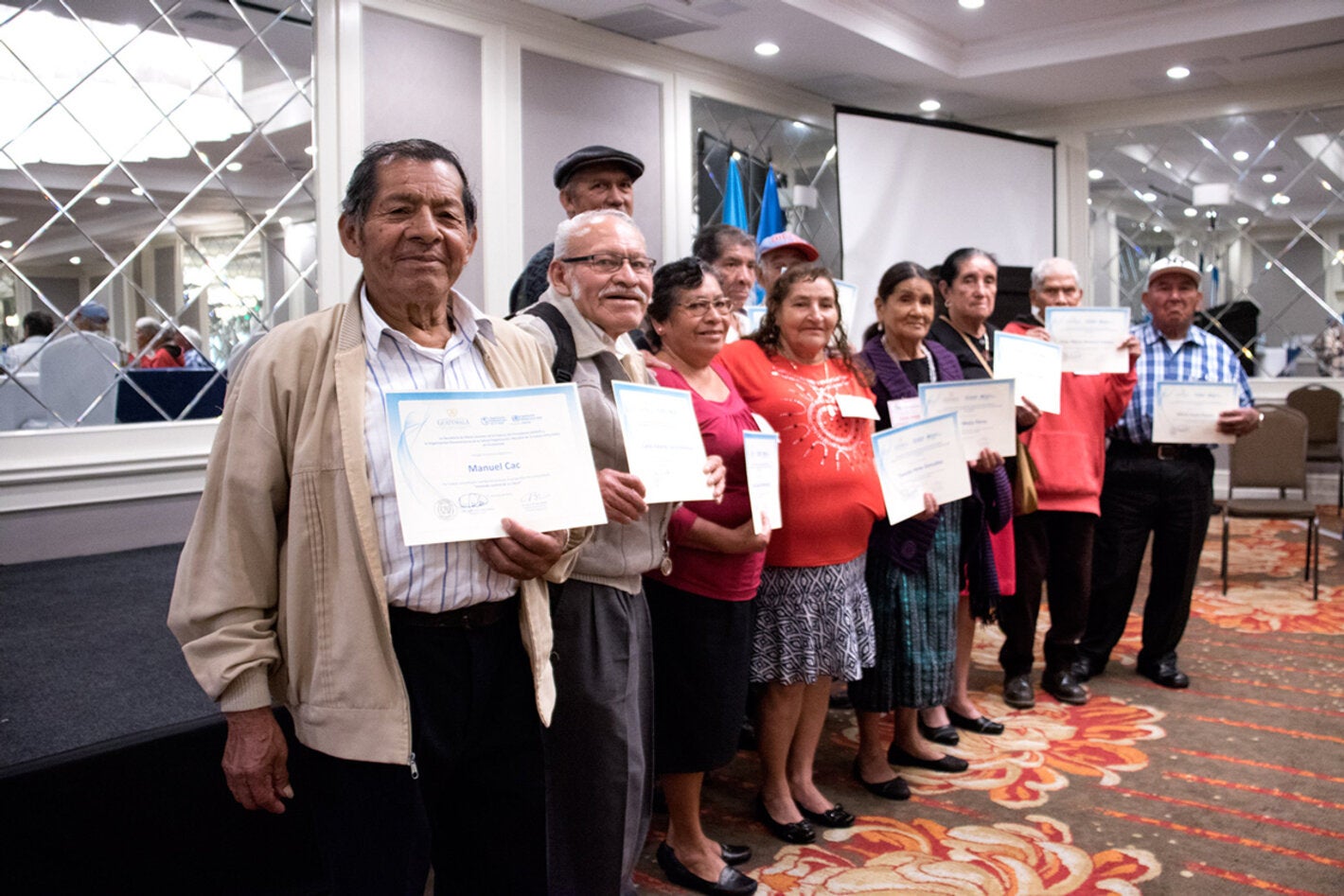 Don Manuel and other senior citizens