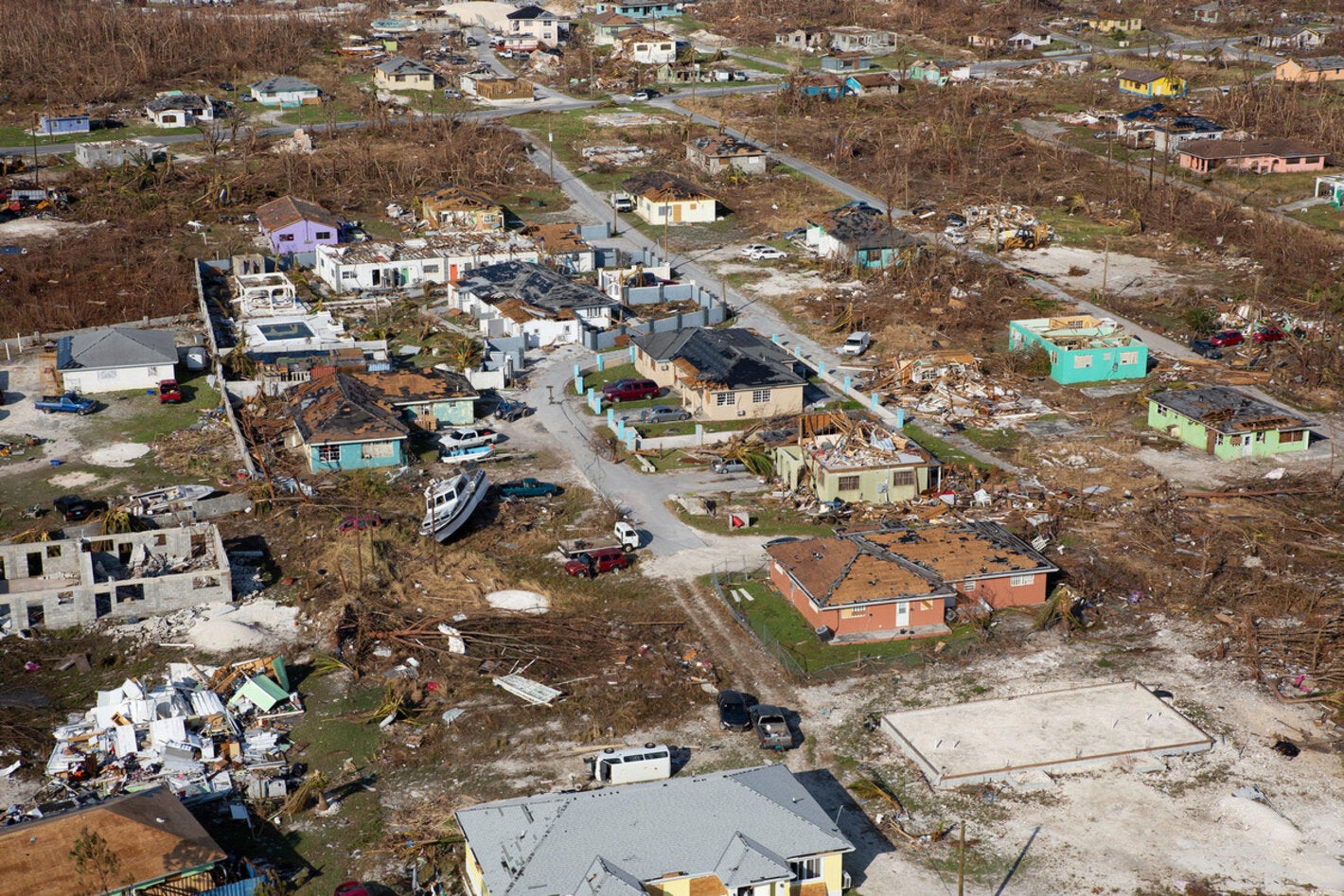 Destruction in the Bahamas