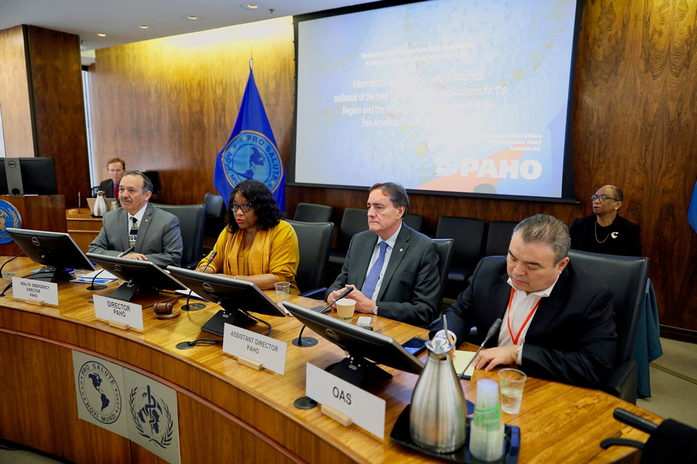 Director Carissa Etienne today urged countries in the Americas to be prepared to detect new coronavirus