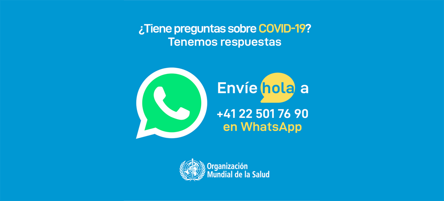 Envíe hola a WhatsApp