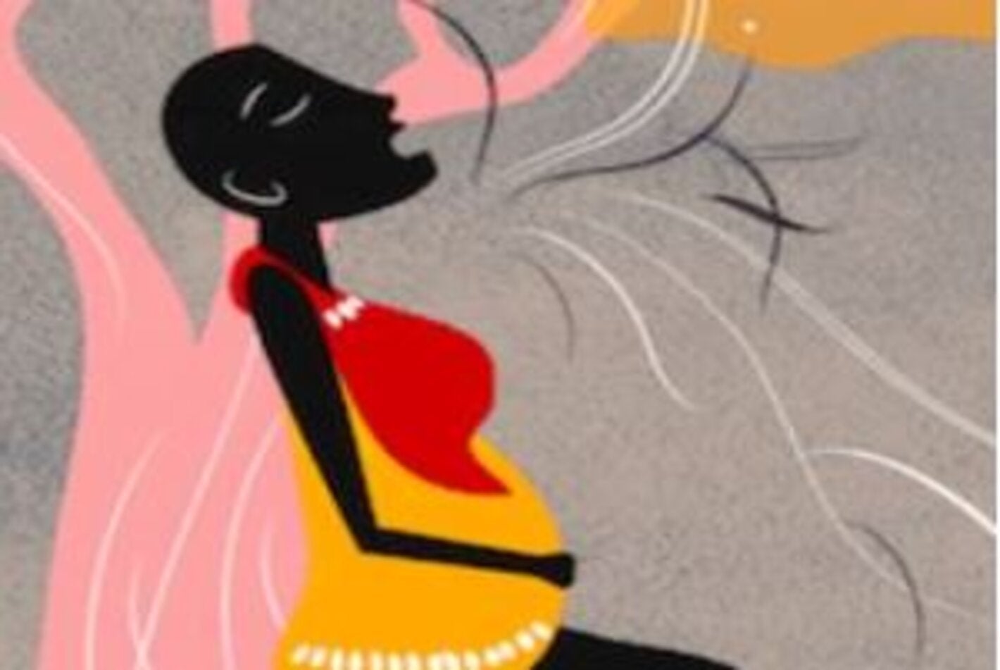 Ilustración mujer embarazada