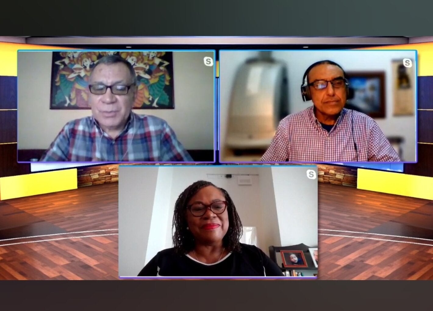 Dr Noreen Jack with Love FM Hosts