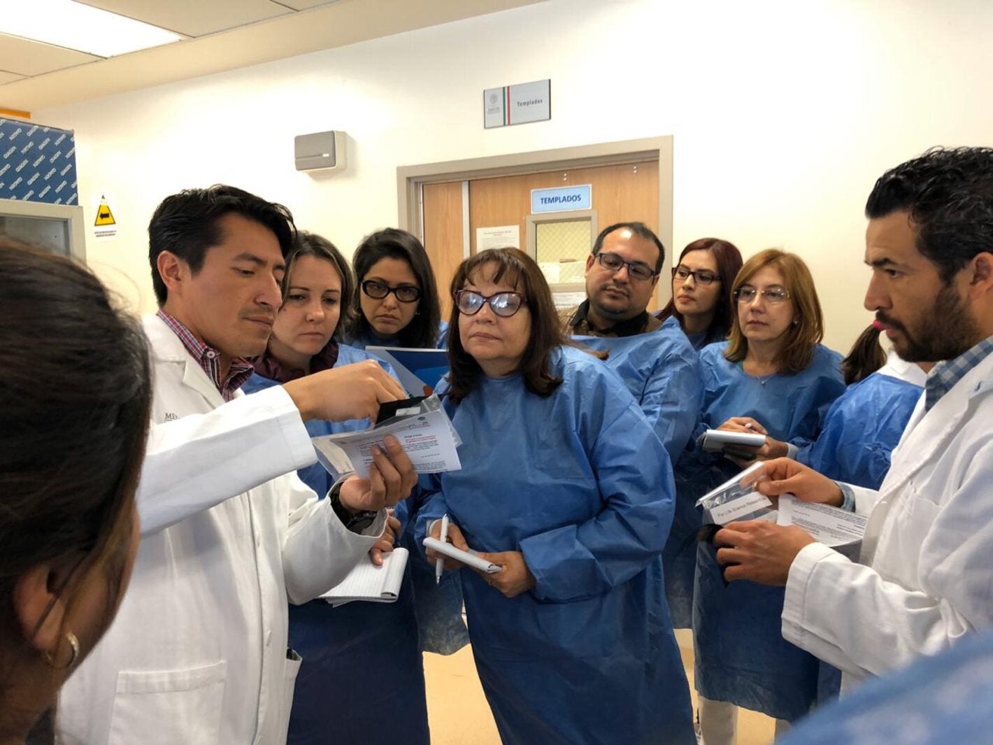 La Licda. Miriam Barrera fue la delegada del Ministerio de Salud Pública y Asistencia Social de Guatemala para ser capacitada en diagnóstico de COVID-19