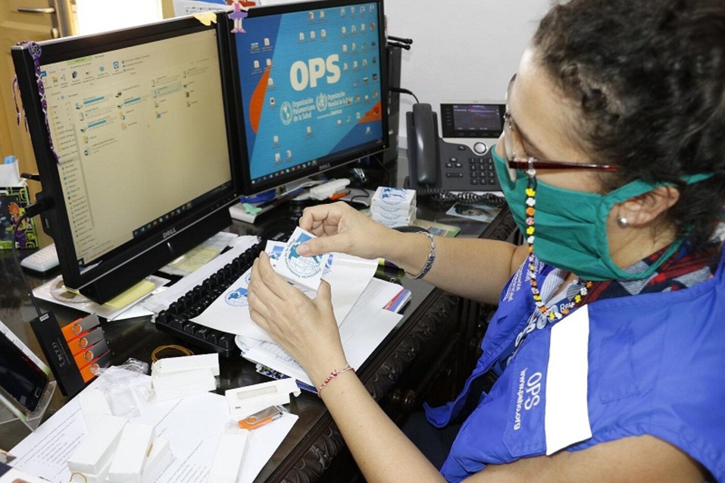 Personal OPS apoya a Cuba durante la pandemia de COVID-19