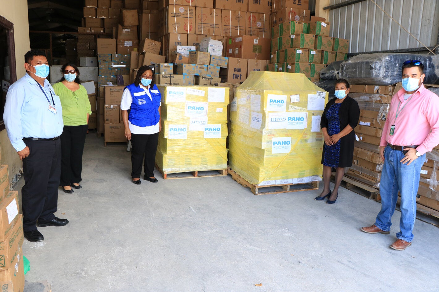 PAHO Belize Donation of PPEs
