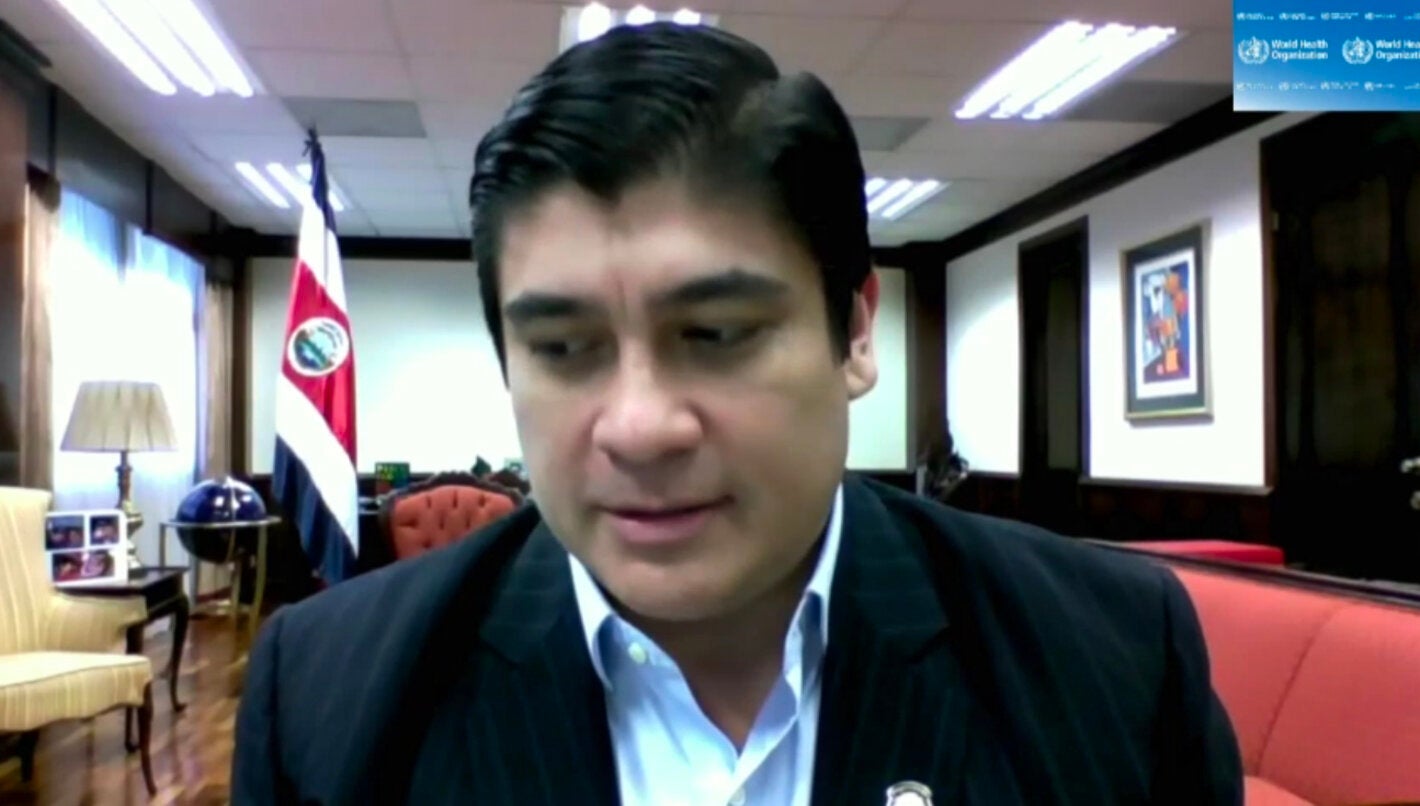 President of Costa Rica, Carlos Alvarado