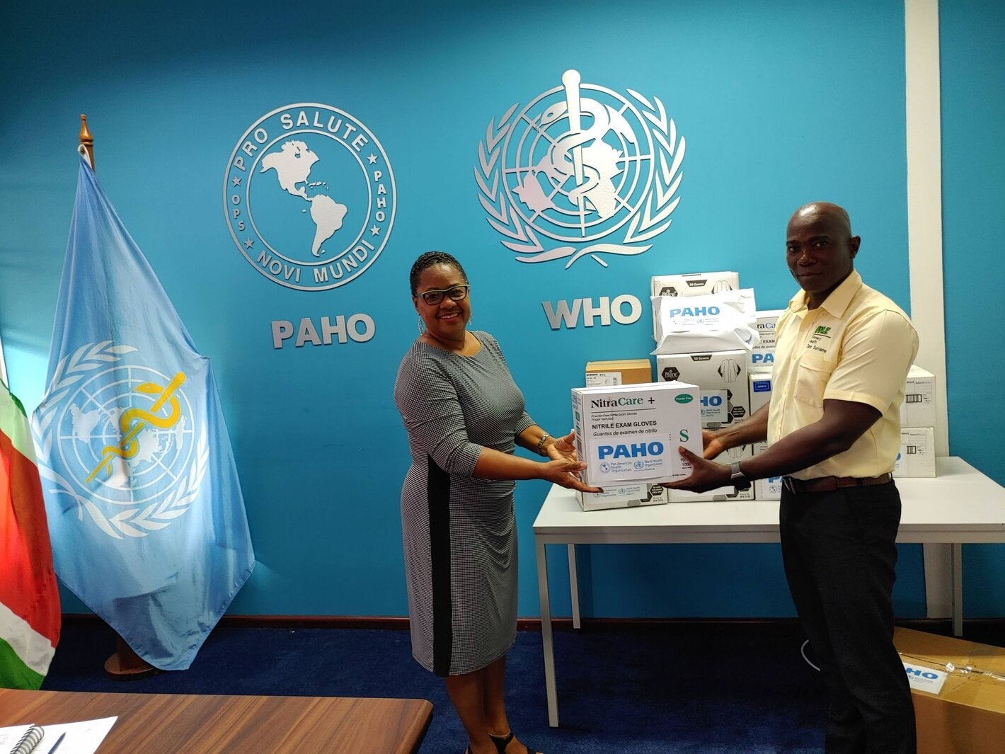For effective respond to COVID-19 Pandemic: PAHO Suriname donates PPE to Primary Health Care