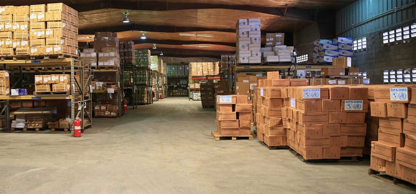 Bodega en Panamá. Fondo Estratégico de la OPS / 