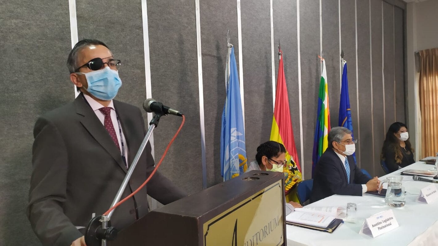 Bolivia recibe premio Día Mundial Sin Tabaco 2020