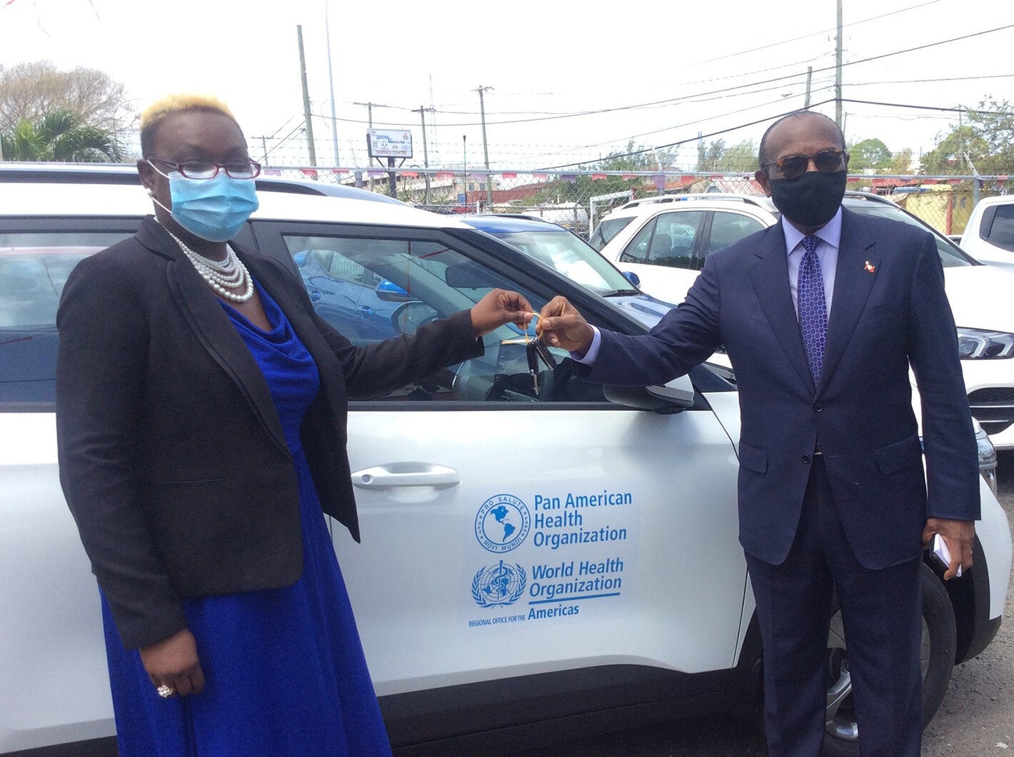 PAHO donation of vehicle to Antigua and Barbuda