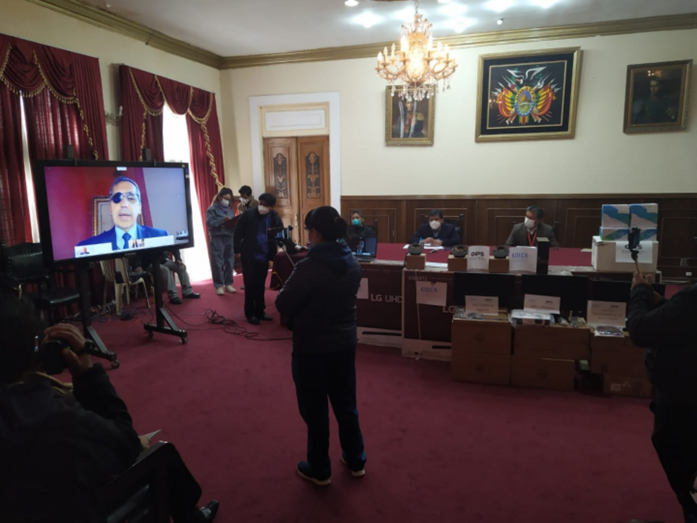 Koica OPS donacion equipos