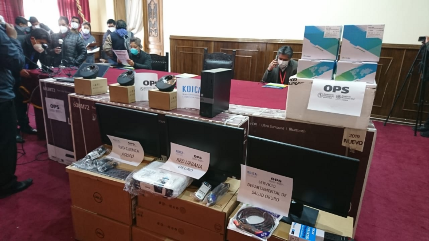 Koica OPS donacion equipos