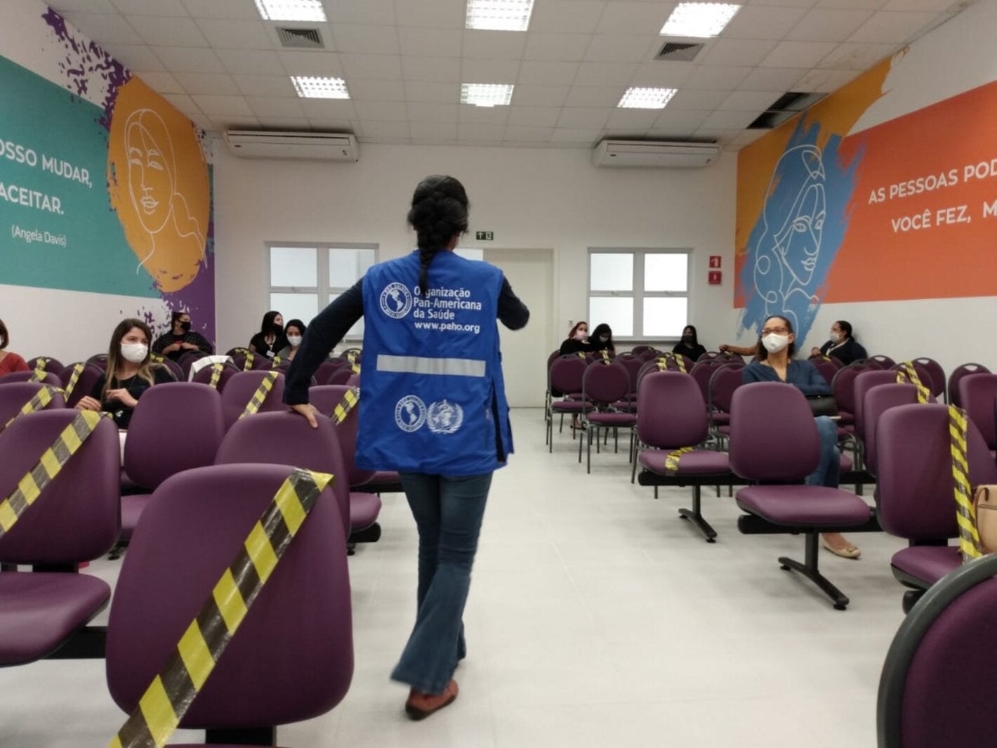 OPAS organiza treinamento na Casa da Mulher Brasileira, em São Paulo