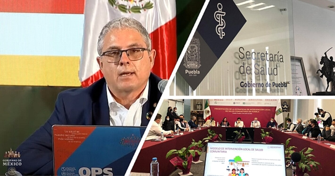 OPS acompañó la misión del gobierno federal al estado de Puebla donde entre otras actividades, se puso en marcha la Estrategia de Intervención Social de Salud Comunitaria