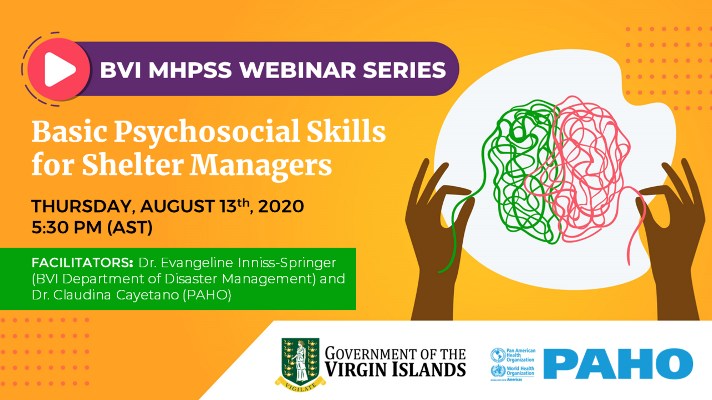 Basic Psychosocial Skills for Shelter Managers