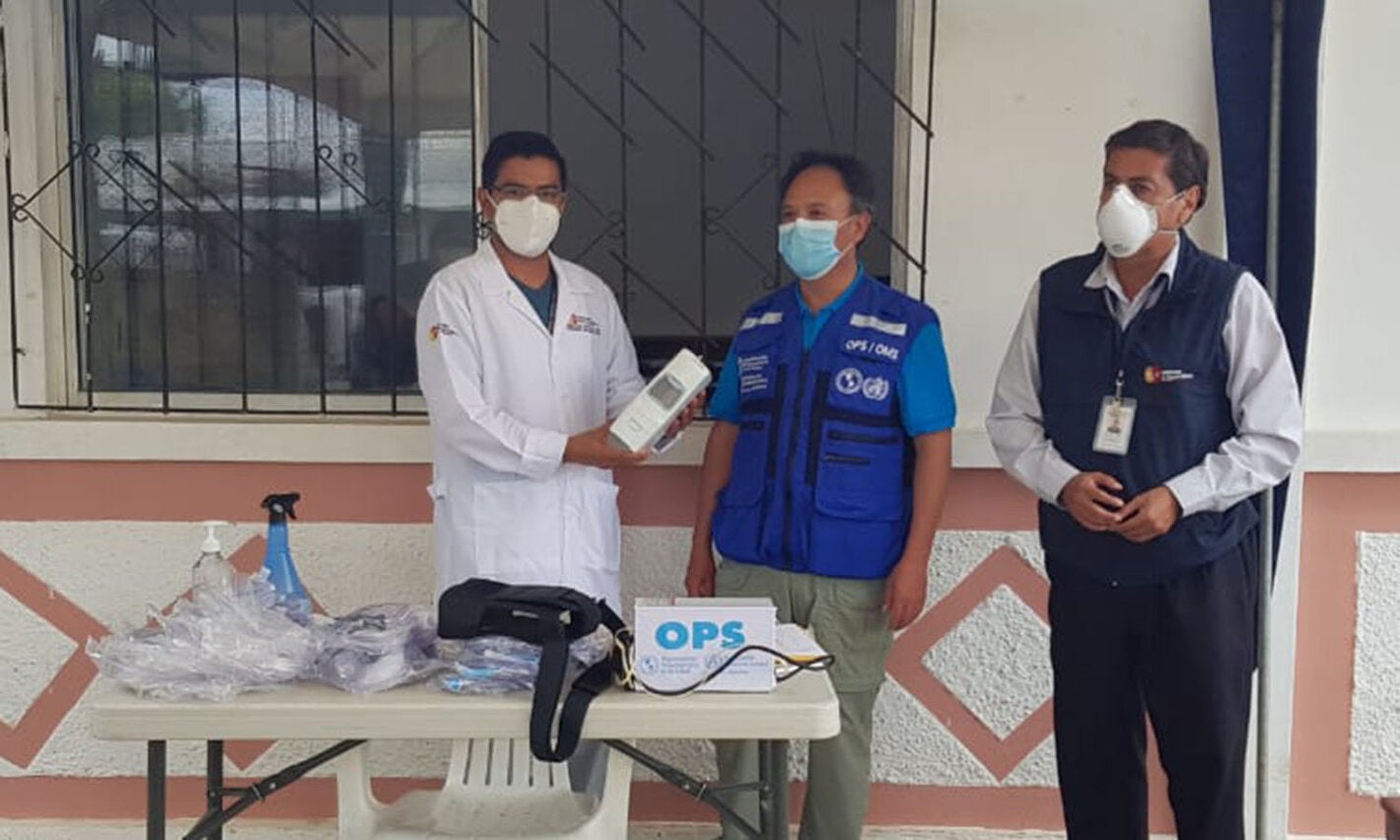 OPS entregó 14 concentradores de oxígeno para pobladores del oriente ecuatoriano