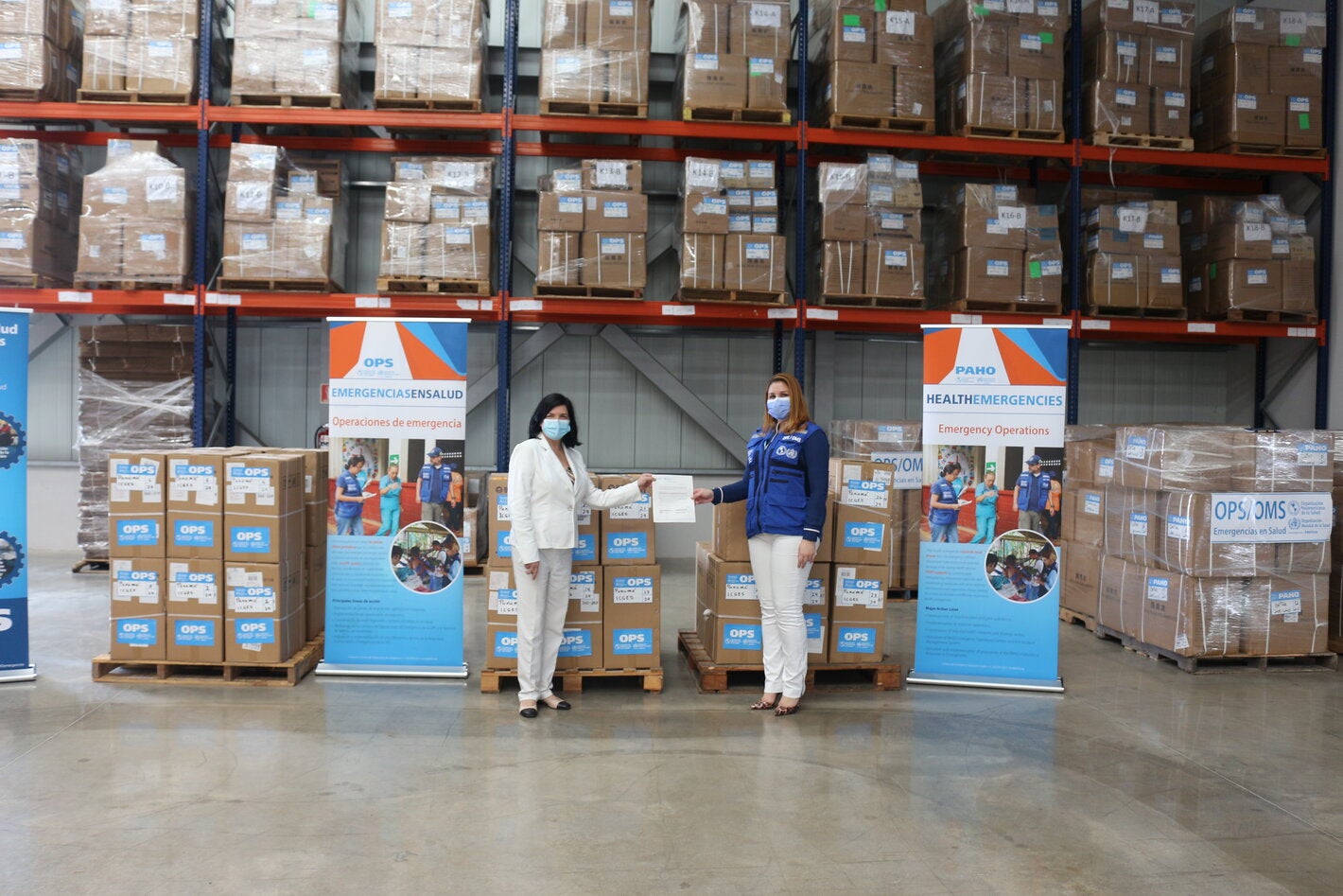 donacion de kits de muestra hisopado